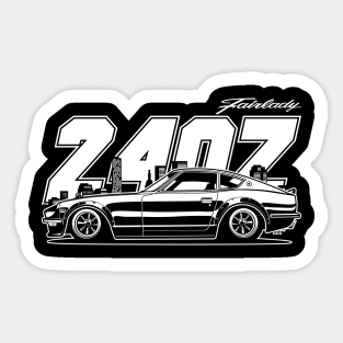 Fairlady 240Z White Print Sticker